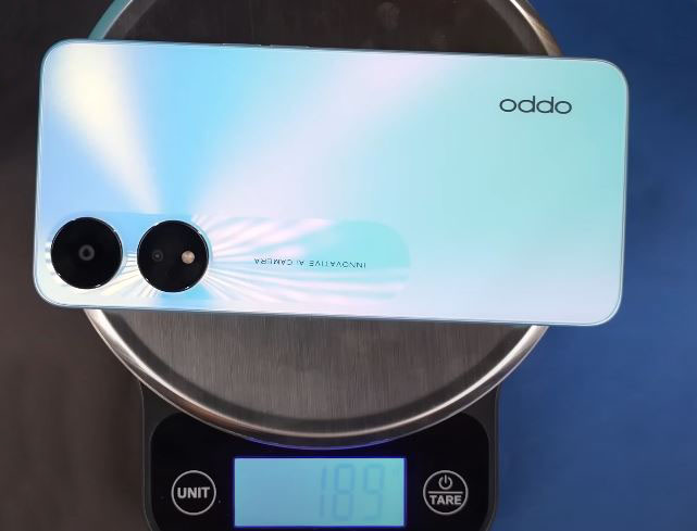our weight testing in the oppo a78 5g